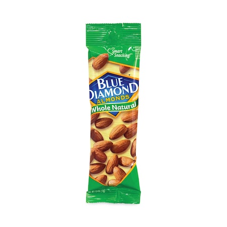 Blue Diamond Whole Natural Almonds, 1.5 oz Bag, PK12 5203